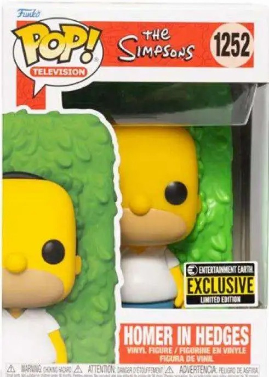 All Brands Funko | Funko The Simpsons Pop! Television Homer In Hedges Exclusive Vinyl Figure #1252