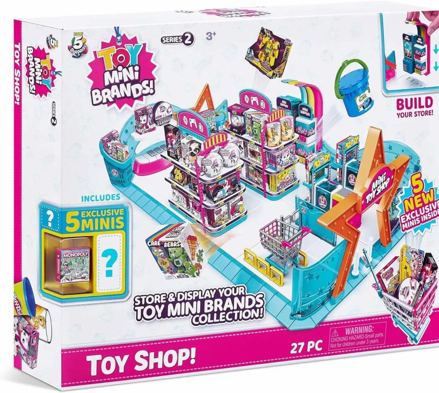 All Brands Zuru Toys | 5 Surprise Toy Mini Brands! Series 2 Toy Shop! Store & Display Playset [27 Pieces, Includes 5 Mystery Minis]