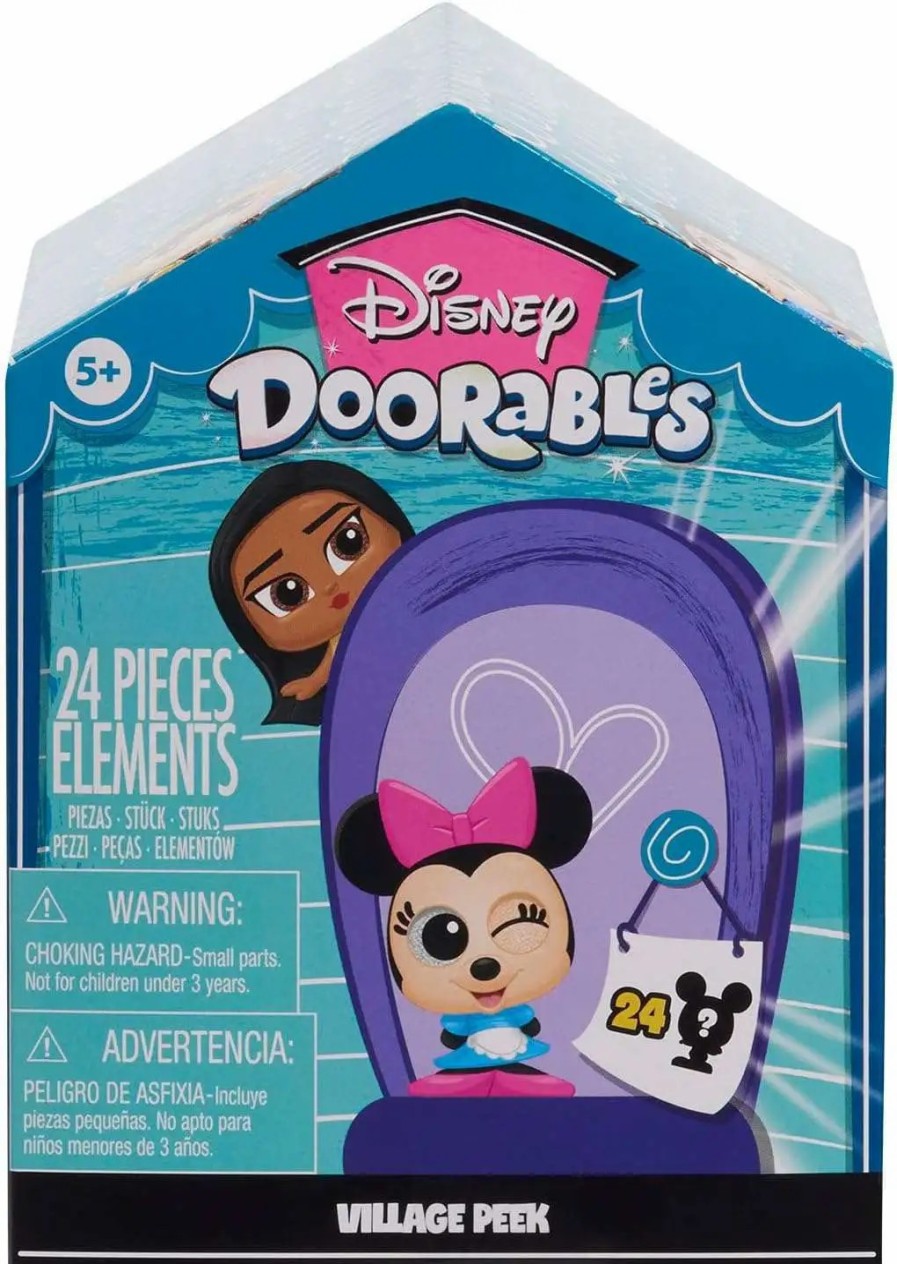 All Brands Moose Toys | Disney Doorables Series 8, 9 & 10 Village Peek Playset [24 Random Figures]