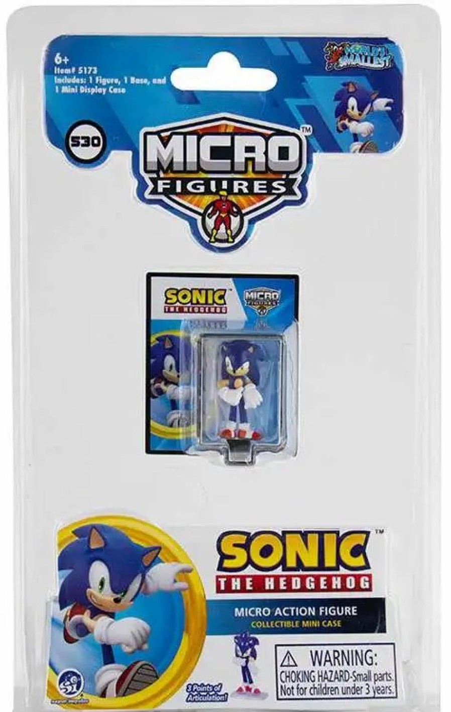 All Brands Super Impulse | World'S Smallest Sonic The Hedgehog Sonic 1.25-Inch Micro Figure