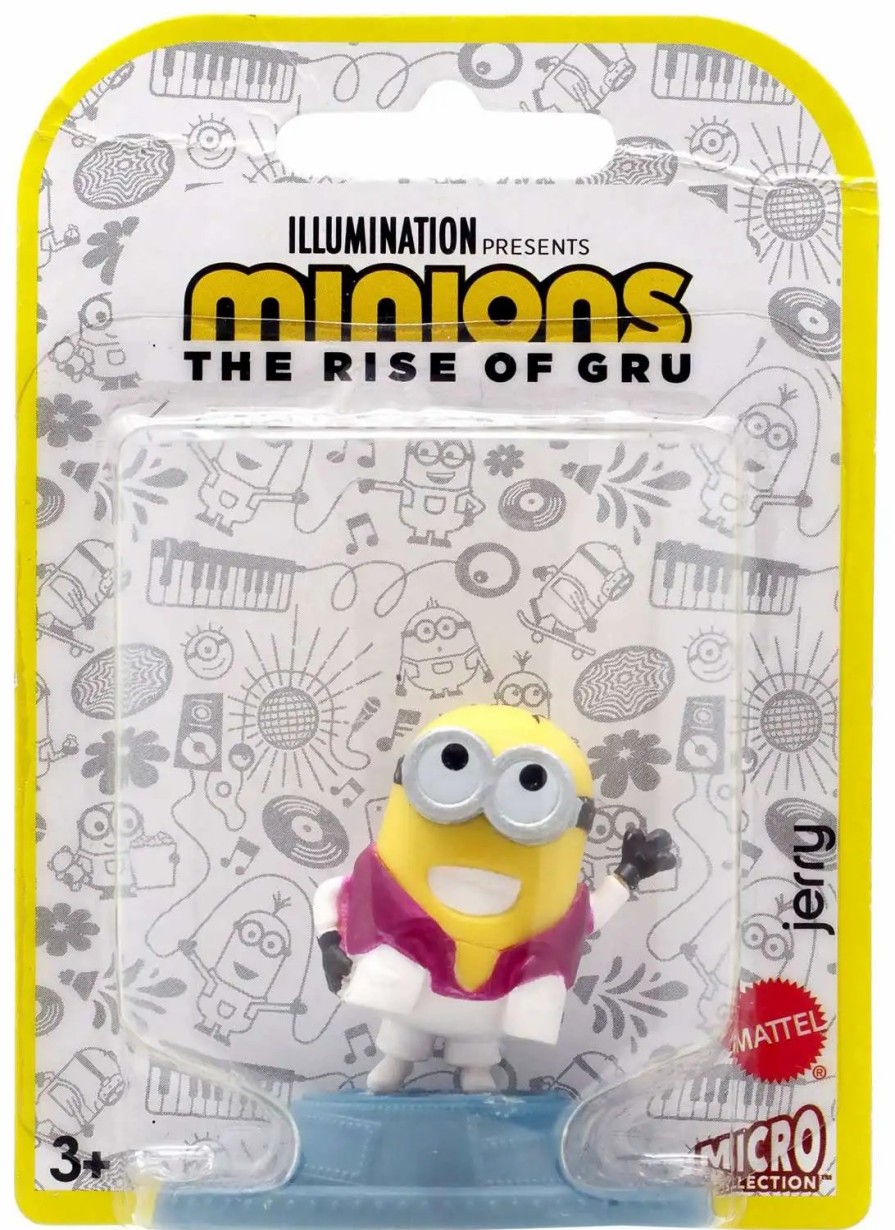 All Brands Mattel | Minions Rise Of Gru Micro Collection Jerry 2.5-Inch Mini Figure [Disco]