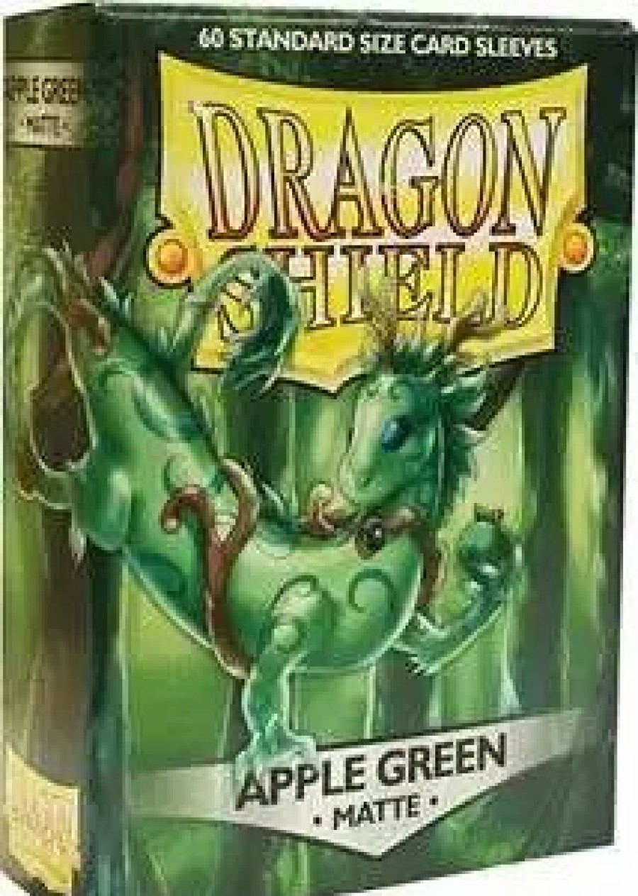 All Brands Arcane Tinmen | Dragon Shield Matte Apple Green Japanese Sleeves [60 Cards ]