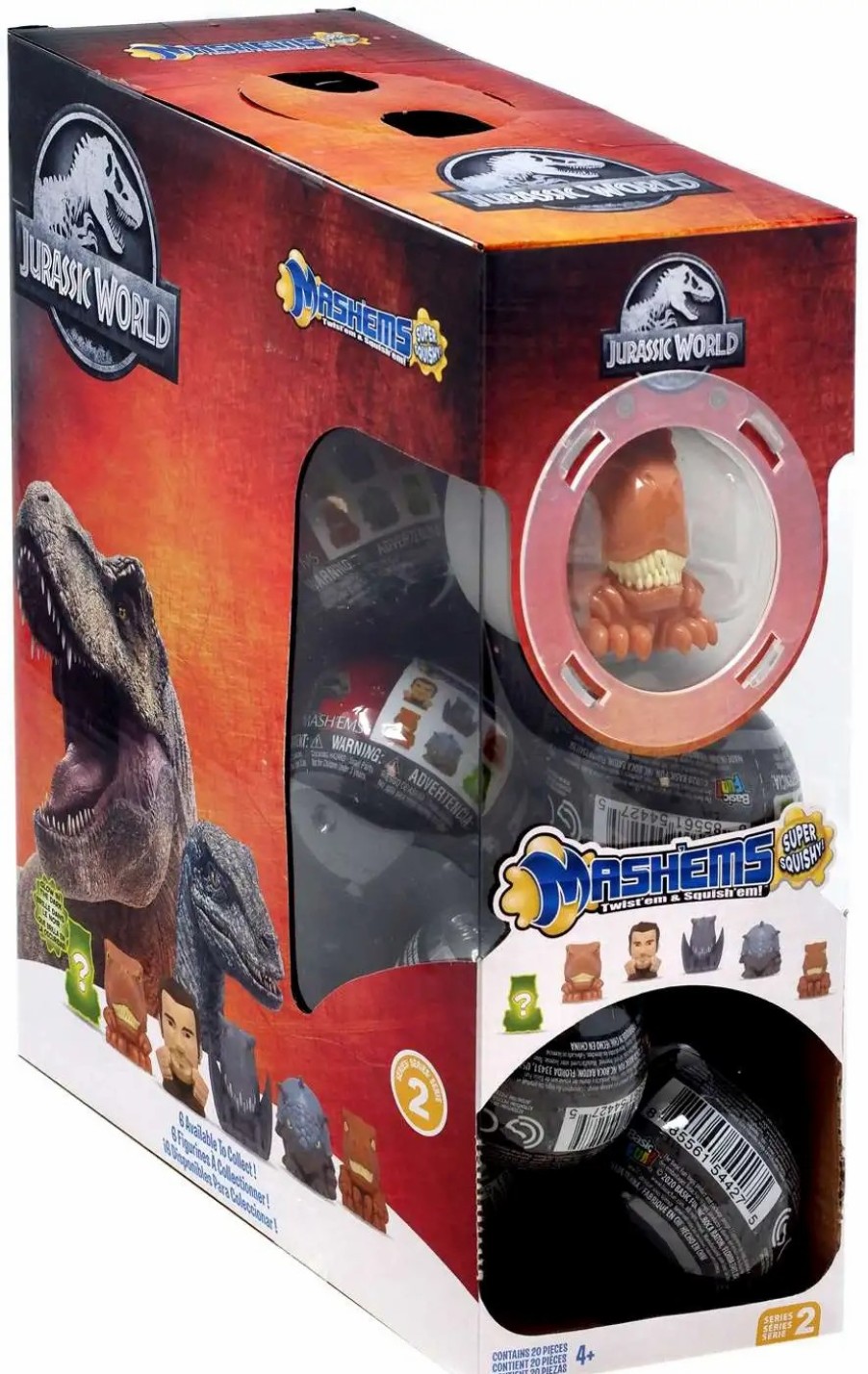 All Brands Basic Fun | Jurassic World Mashems Series 2 Mystery Box [20 Packs]