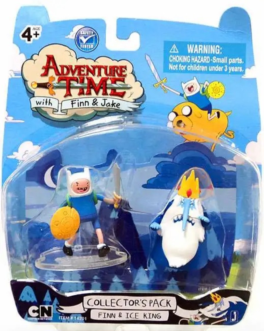 All Brands Jazwares | Adventure Time Collector'S Pack Finn & Ice King 2-Inch Mini Figure 2-Pack [Damaged Package]