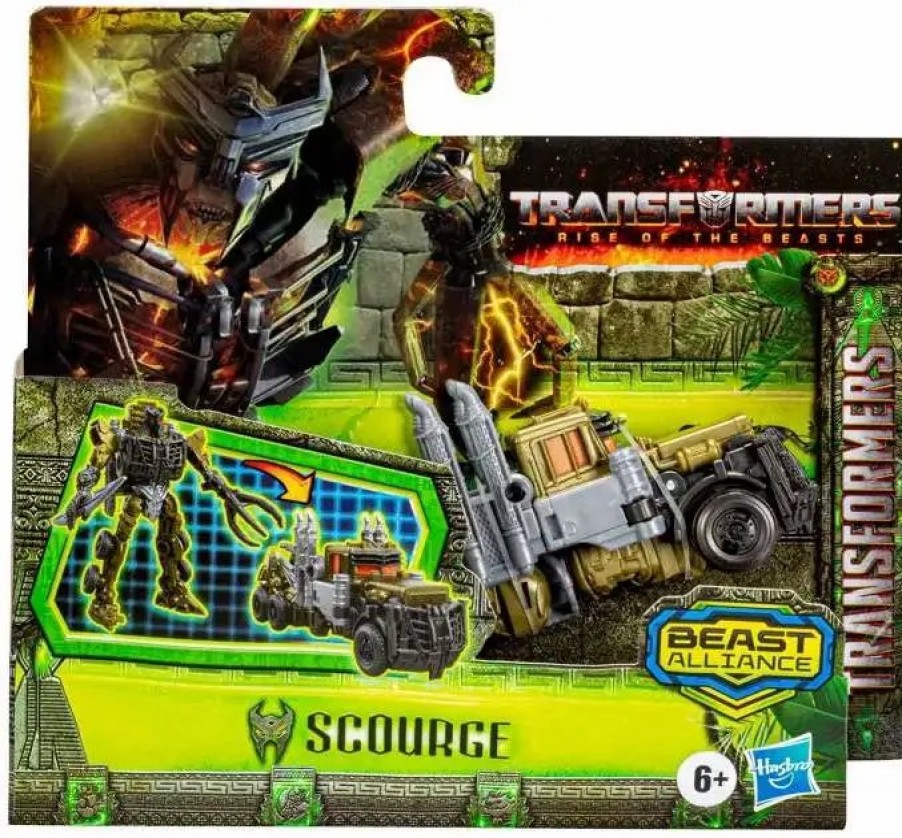 All Brands Hasbro | Transformers Rise Of The Beasts Battle Changers Scourge Action Figure