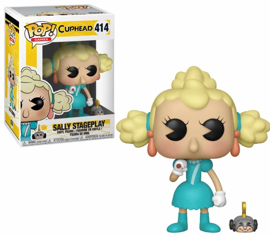 All Brands Funko | Funko Cuphead Pop! Games Sally Stageplay Vinyl Figure #414 [Damaged Package]