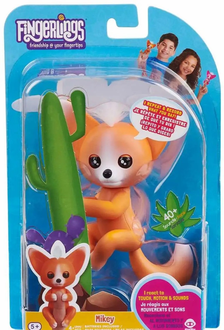 All Brands WowWee | Fingerlings Baby Fox Mikey Figure