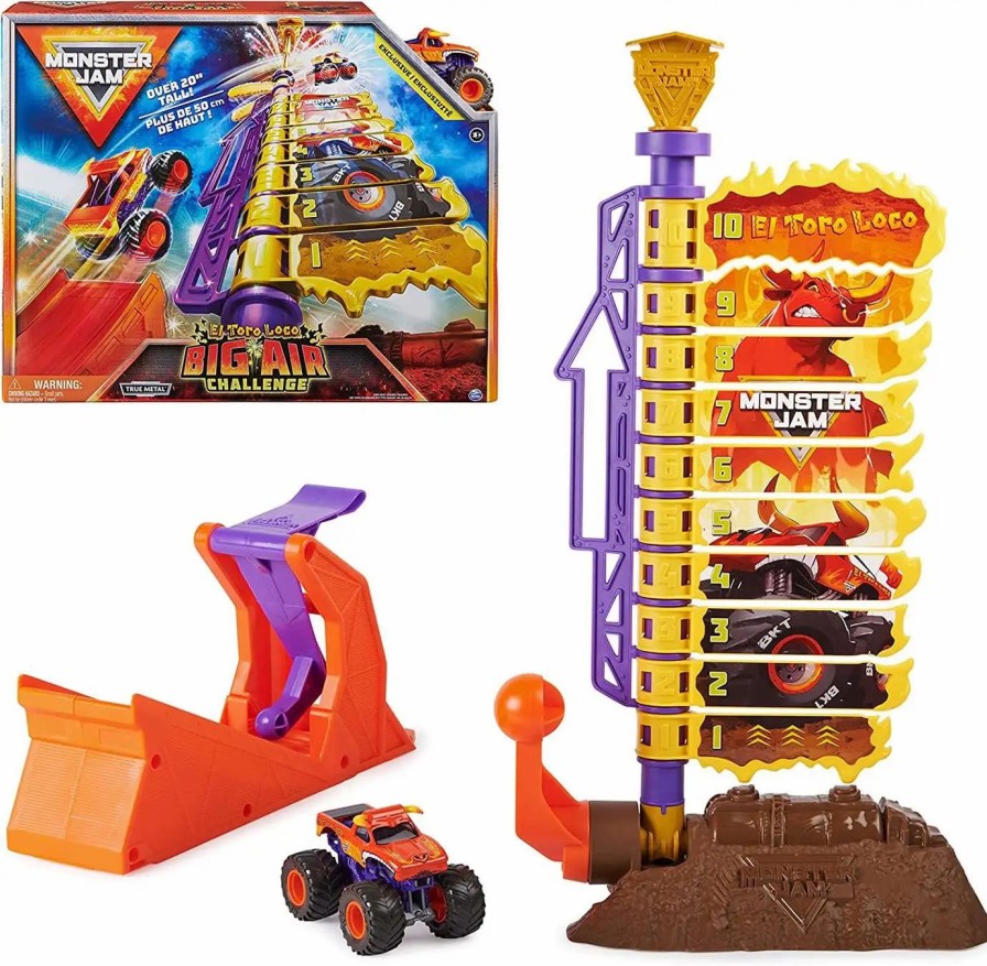 All Brands Spin Master | Monster Jam El Toro Loco Big Air Challenge Playset