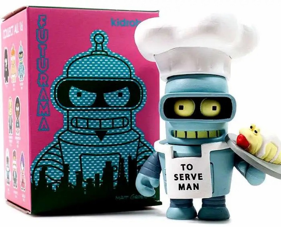 All Brands Kidrobot (NECA) | Futurama Vinyl Mini Series Series 3 Good News Everyone 3-Inch Mystery Pack [1 Random Figure]