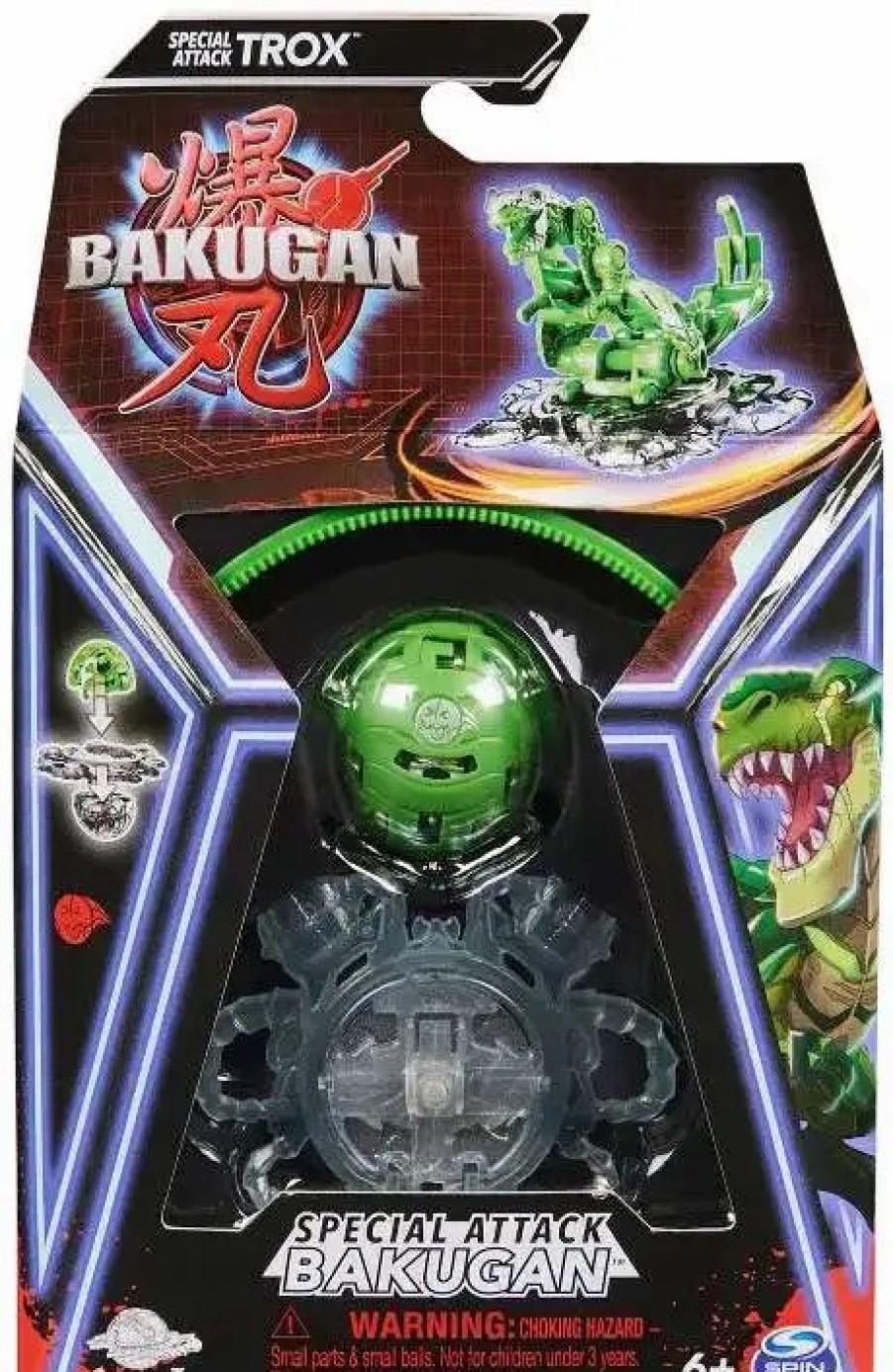 All Brands Spin Master | Bakugan 2023 Special Attack Trox [Includes Online Roblox Game Code!]