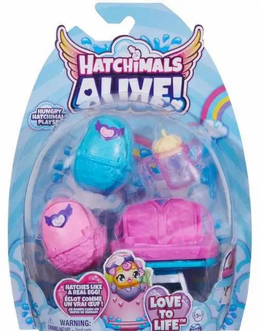 All Brands Spin Master | Hatchimals Alive Love To Life Hungry Hatchimals Playset [2 Random Self Hatching Eggs!]