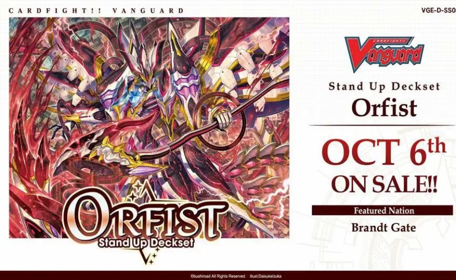 All Brands BushiRoad | Cardfight Vanguard Trading Card Game Overdress Special Series 08 Orfist Stand Up Deck Set