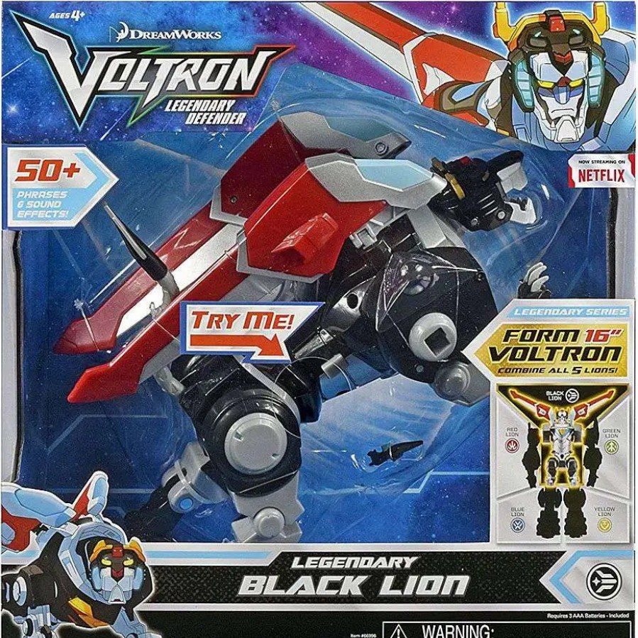 All Brands Playmates | Voltron Legendary Defender Black Lion Deluxe Combinable Action Figure