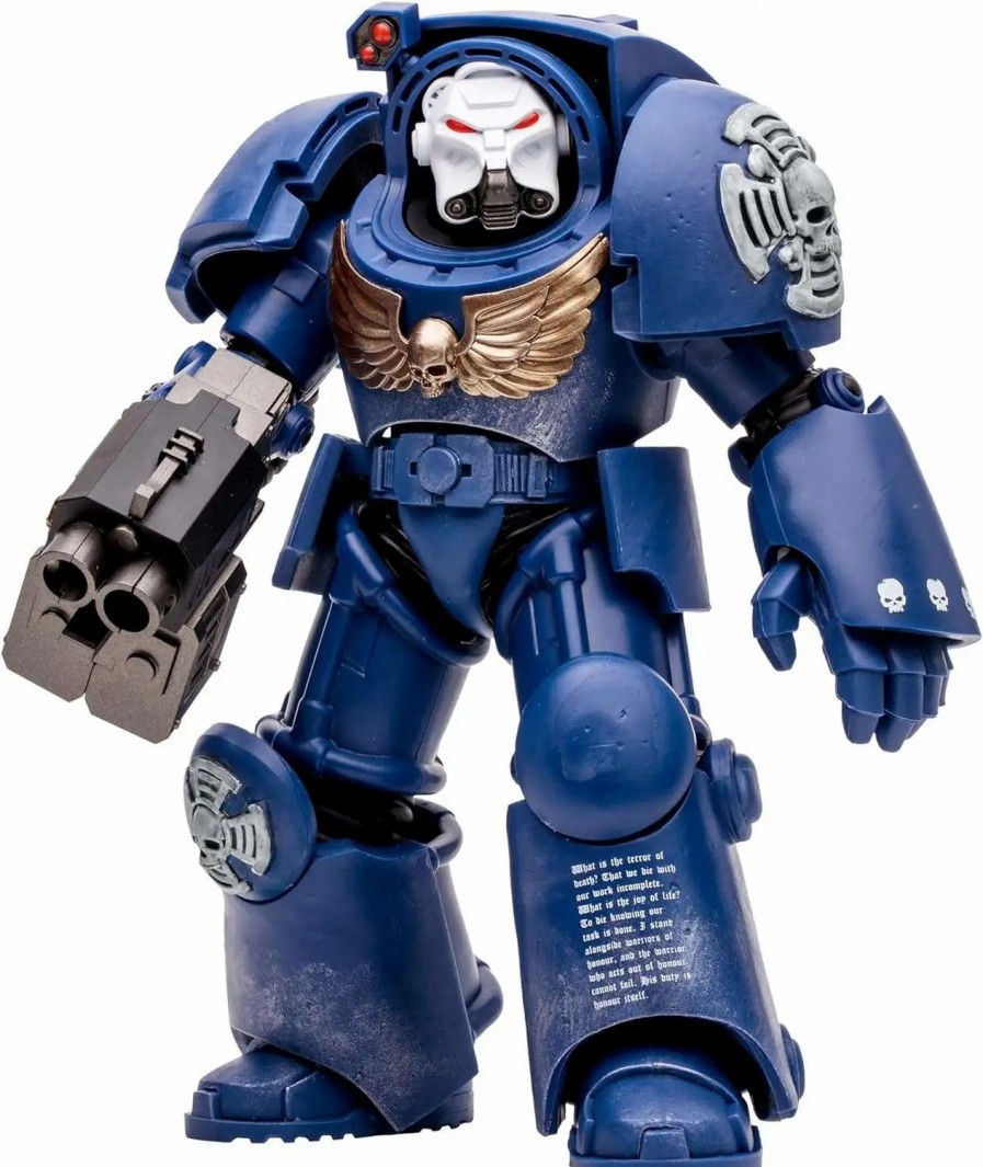 All Brands McFarlane Toys | Mcfarlane Toys Warhammer 40,000 Ultramarines Terminator Mega Action Figure (Pre-Order Ships February)