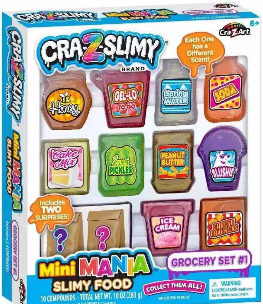 All Brands Cra-Z-Art | Cra-Z-Slimy Mini Mania Slimy Food Grocery Set #1