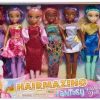 All Brands Xtreme Play | Hairmazing Fantasy 11.75-Inch Fashion Doll 7-Pack