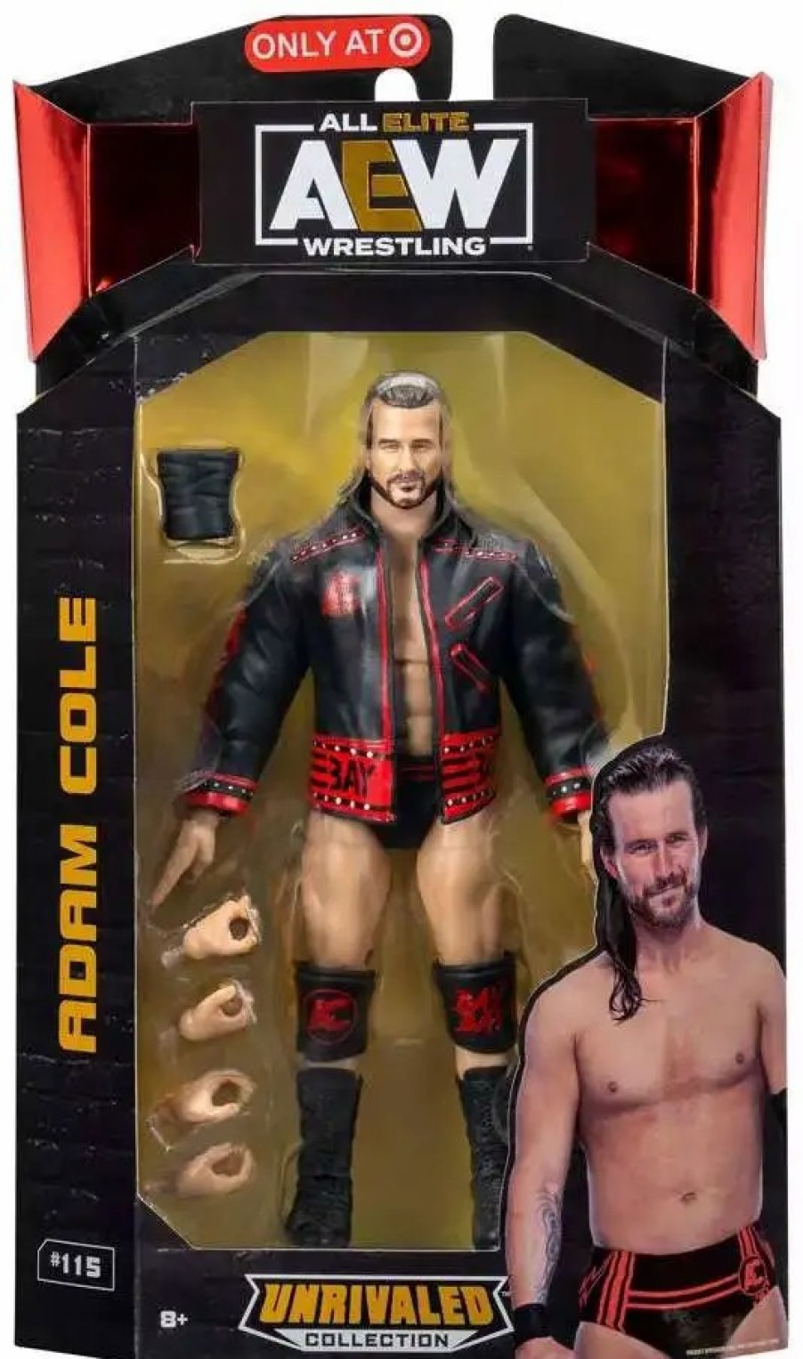 All Brands Jazwares | Aew All Elite Wrestling Aew Unrivaled Collection Adam Cole Exclusive Action Figure