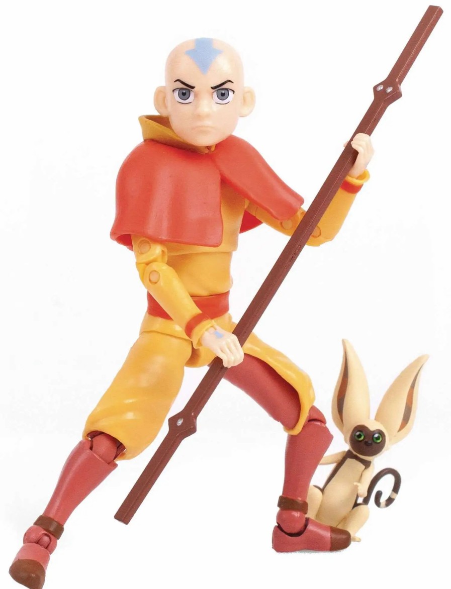 All Brands The Loyal Subjects | Avatar The Last Airbender Bst Axn Aang & Momo Action Figure