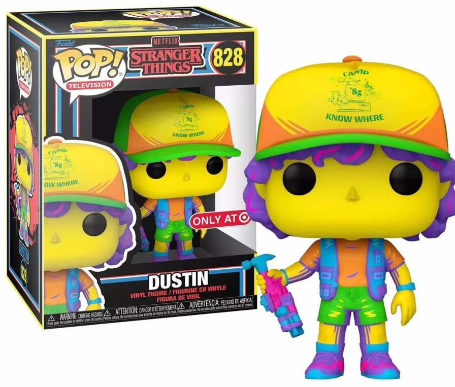 All Brands Funko | Funko Stranger Things Season 3 Pop! Television Dustin Exclusive Vinyl Figure #828 [Blacklight]