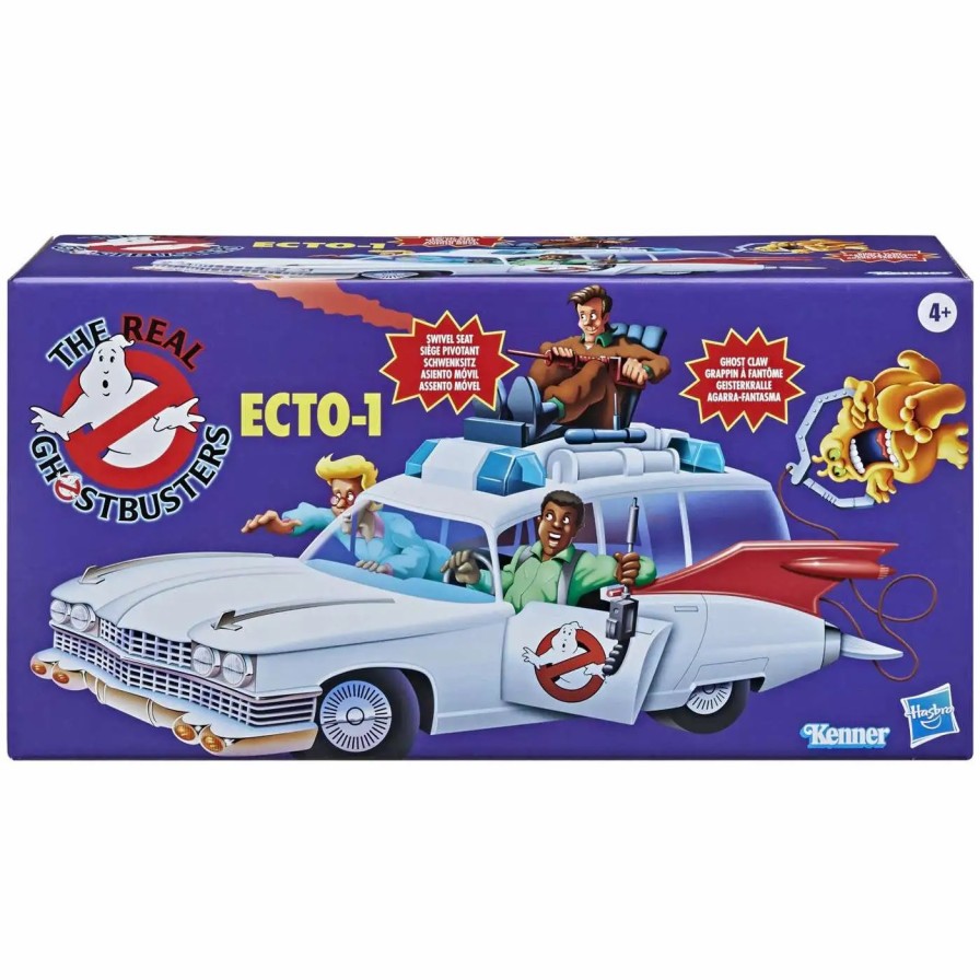 All Brands Hasbro Toys | The Real Ghostbusters Ecto-1 Action Figure Vehicle