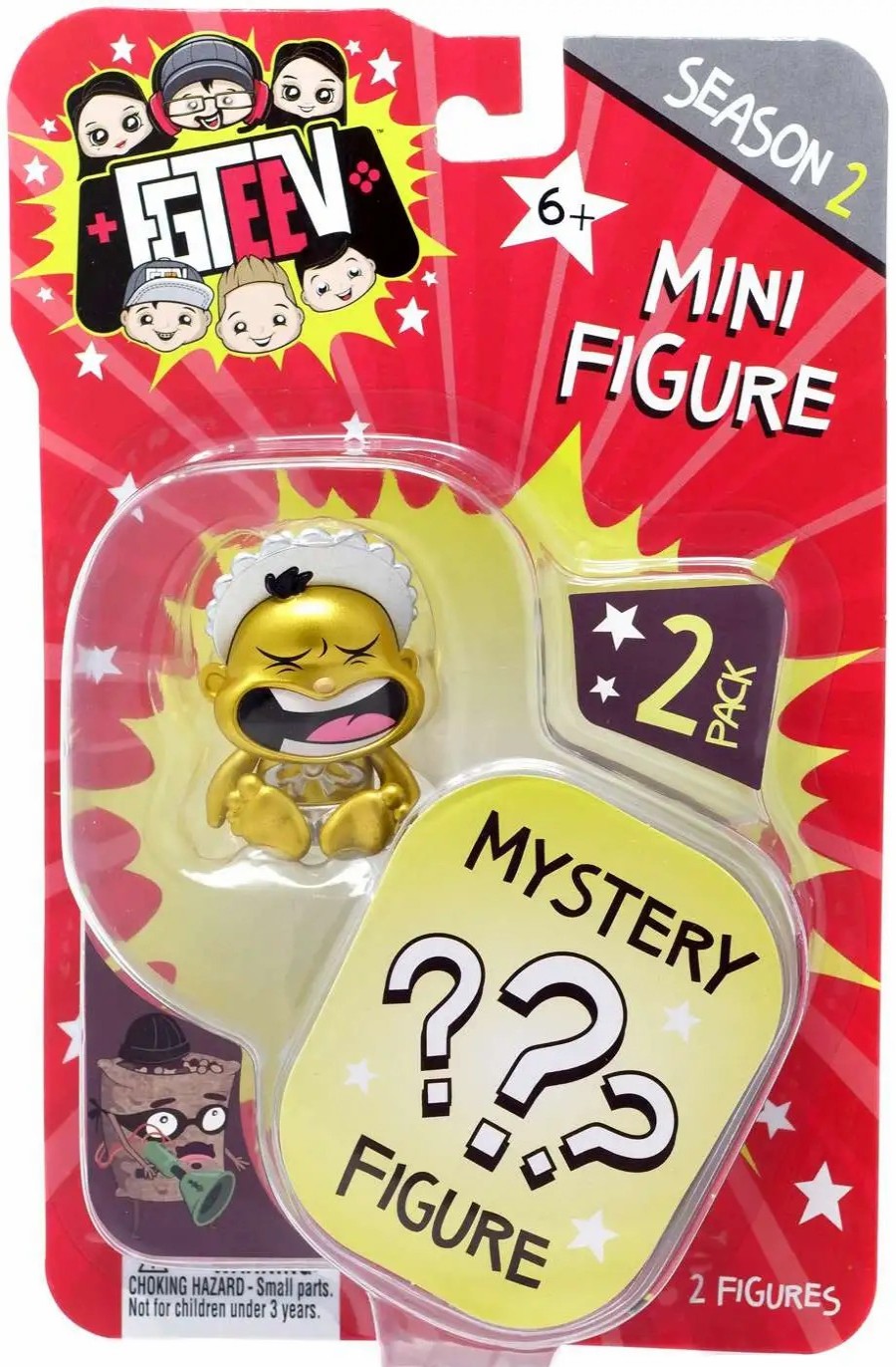 All Brands Bonkers Toy Co. | Fgteev Season 2 Golden Child & Mystery Action Figure 2-Pack