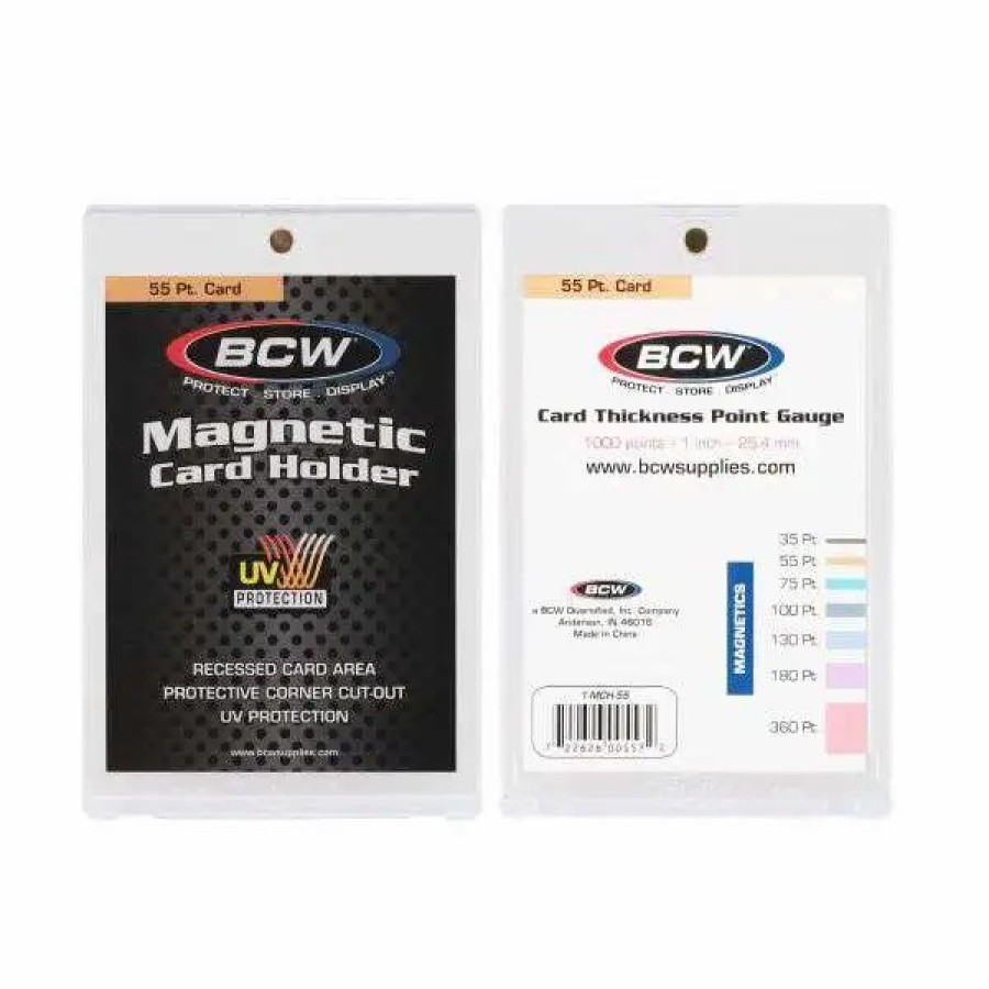 All Brands BCW | Bcw Magnetic Card Holder 55 Pt. Card Card Holder