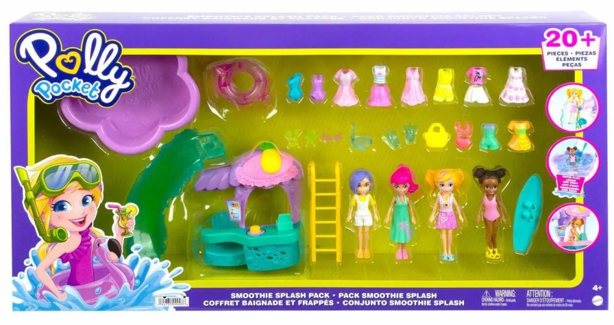 All Brands Mattel Toys | Polly Pocket Smoothie Splash Pack