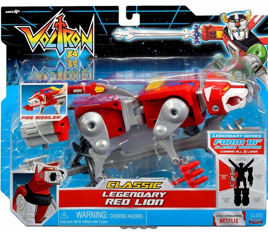 All Brands Playmates | Voltron 84 Classic Legendary Red Lion Combinable Action Figure