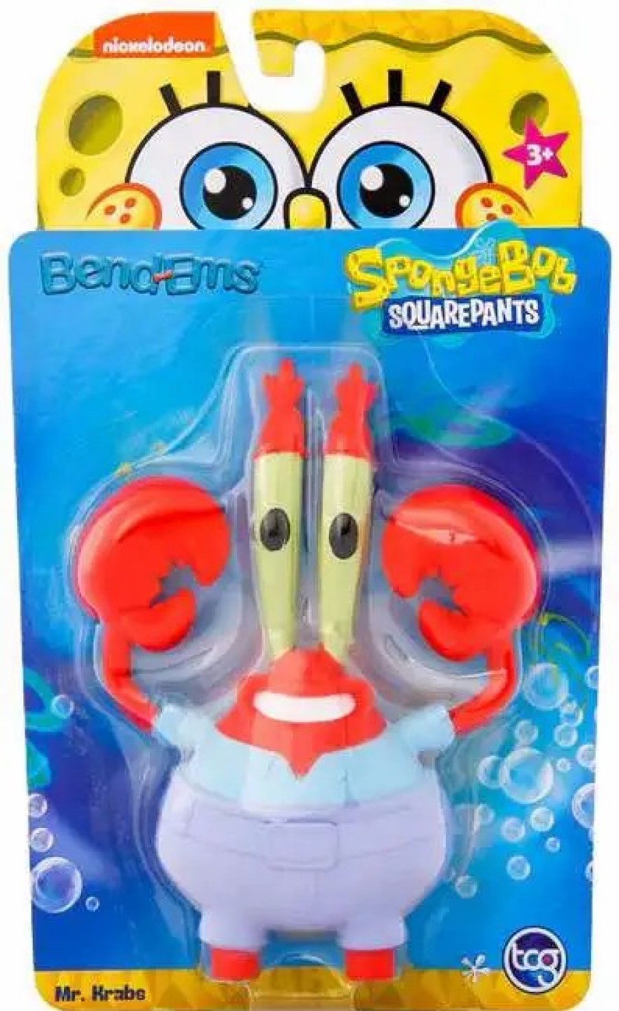 All Brands TCG Toys | Spongebob Squarepants Bend-Ems Mr. Krabs 4.5-Inch Bendable Figure