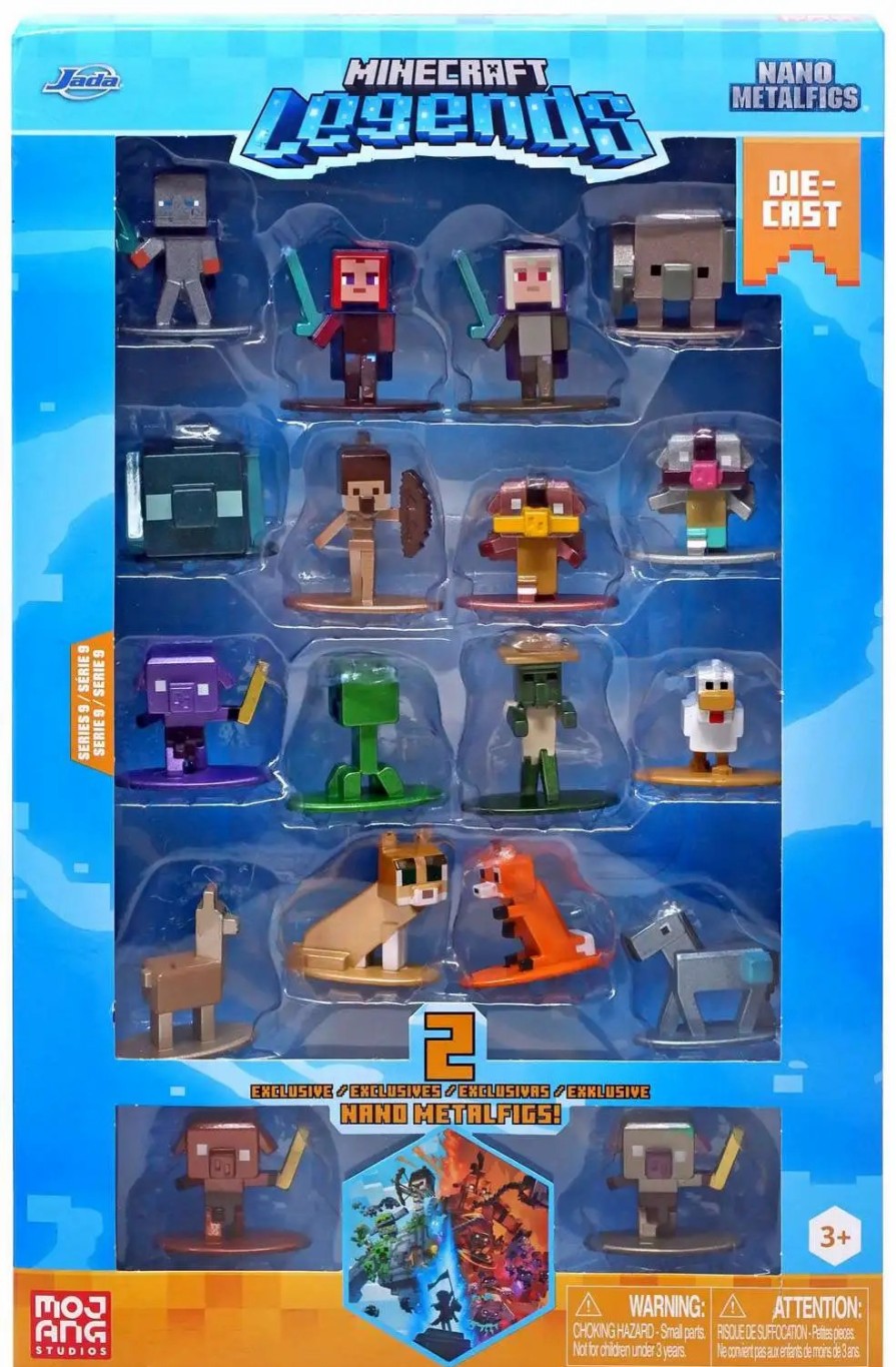 All Brands Jada Toys | Minecraft Nano Metalfigs Legends Diecast Figure 18-Pack