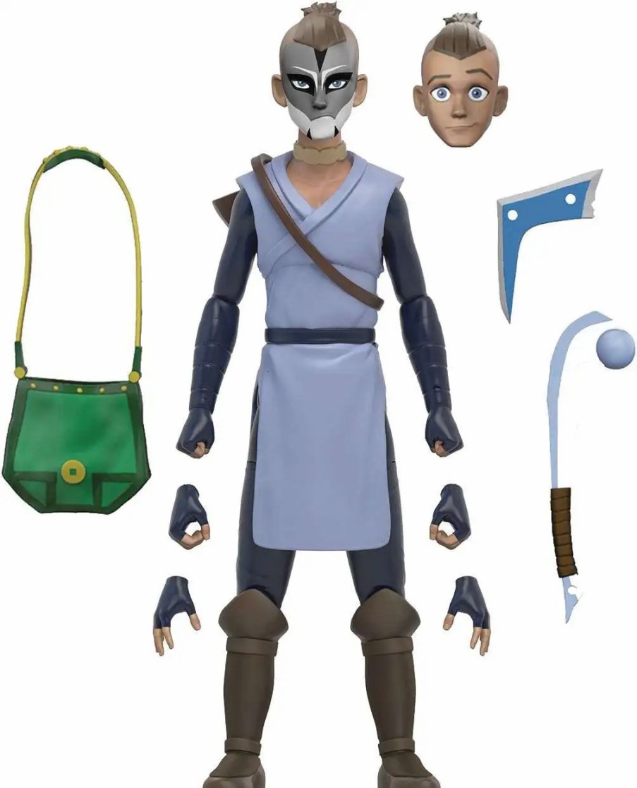 All Brands The Loyal Subjects | Avatar The Last Airbender Bst Axn Sokka Action Figure [Sdcc 2022, War Paint Version]