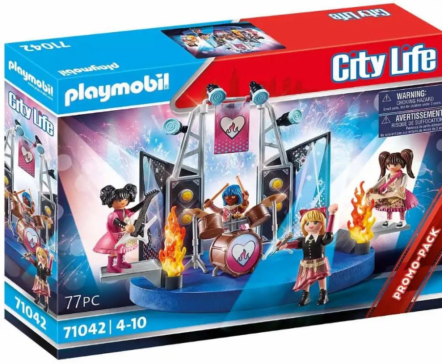 All Brands Playmobil | Playmobil City Life Music Band Set #71042 [Promo-Pack]