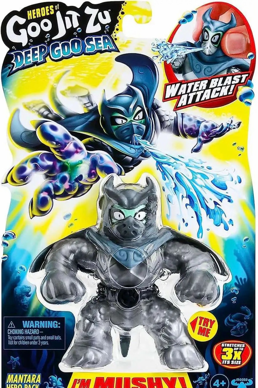 All Brands Moose Toys | Heroes Of Goo Jit Zu Deep Goo Sea Mantara Action Figure [Water Blast Attack Feature]