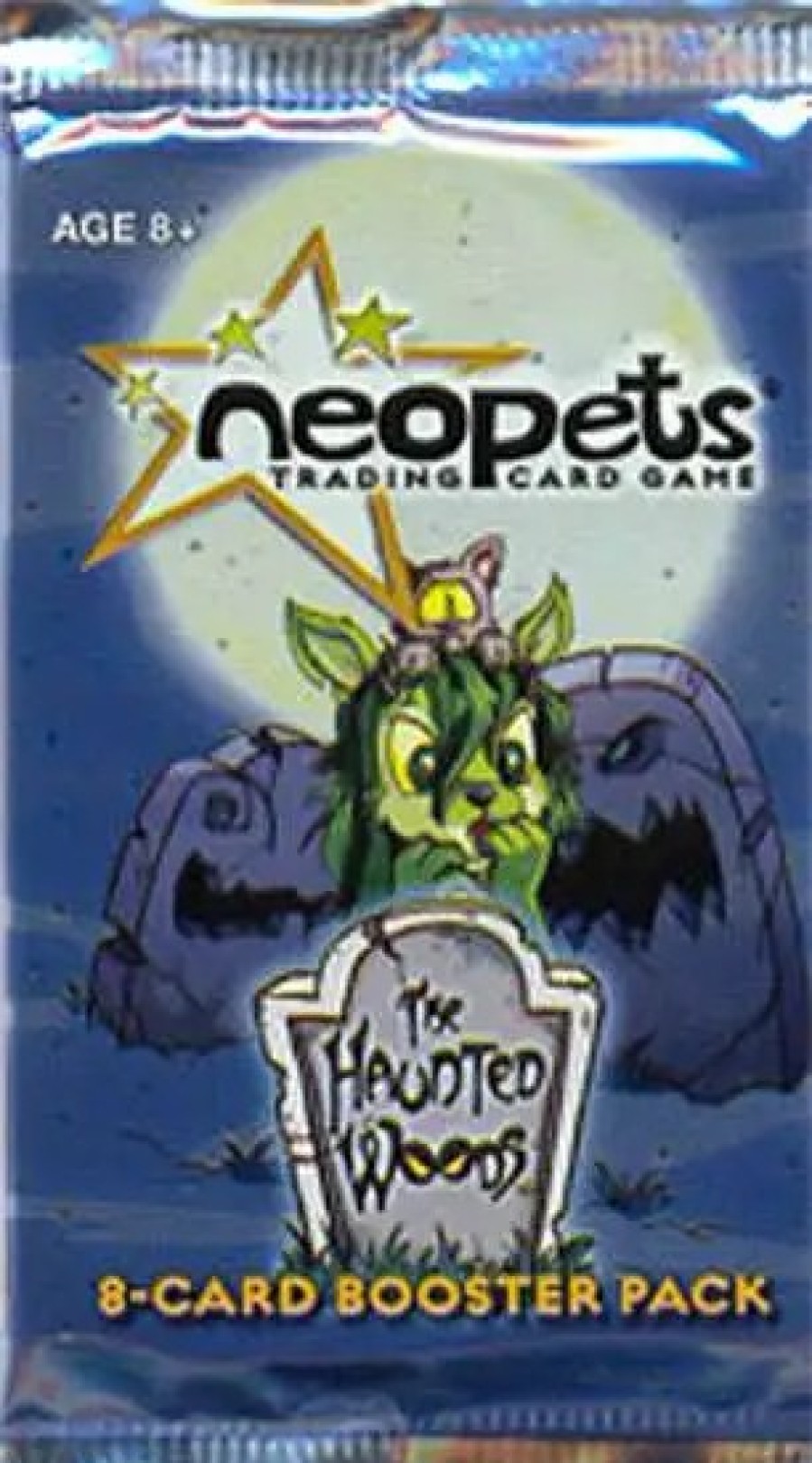 All Brands Wizards of the Coast | Neopets Trading Card Game Haunted Woods Booster Pack [8 Cards]