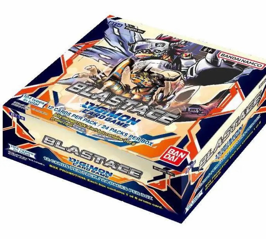 All Brands Bandai | Digimon Trading Card Game Blast Ace Booster Box Bt14 [24 Packs]