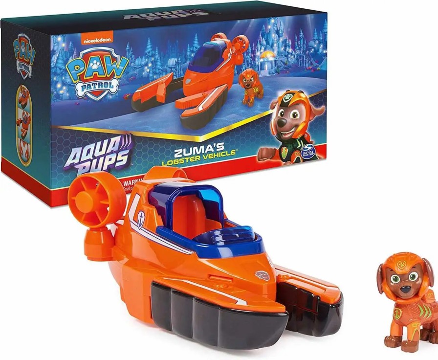 All Brands Spin Master | Paw Patrol Aqua Pups Zuma'S Lobster Vehicle [Boxed]