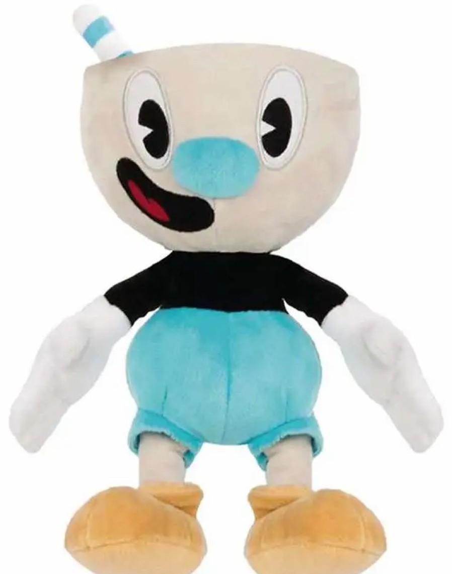 All Brands Funko | Funko Cuphead Mugman 8-Inch Plush