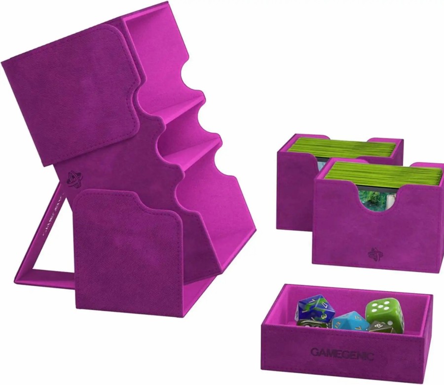 All Brands Asmodee | Gamegenic Stronghold 200+ Xl Deck Box [Purple]