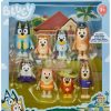 All Brands Moose Toys | Bluey Gotta Be Done Work Pack Exclusive Mini Figure 8-Pack [Bluey, Bingo, Bandit, Chilli, Rusty, Bin Man, Muffin & Alfie]