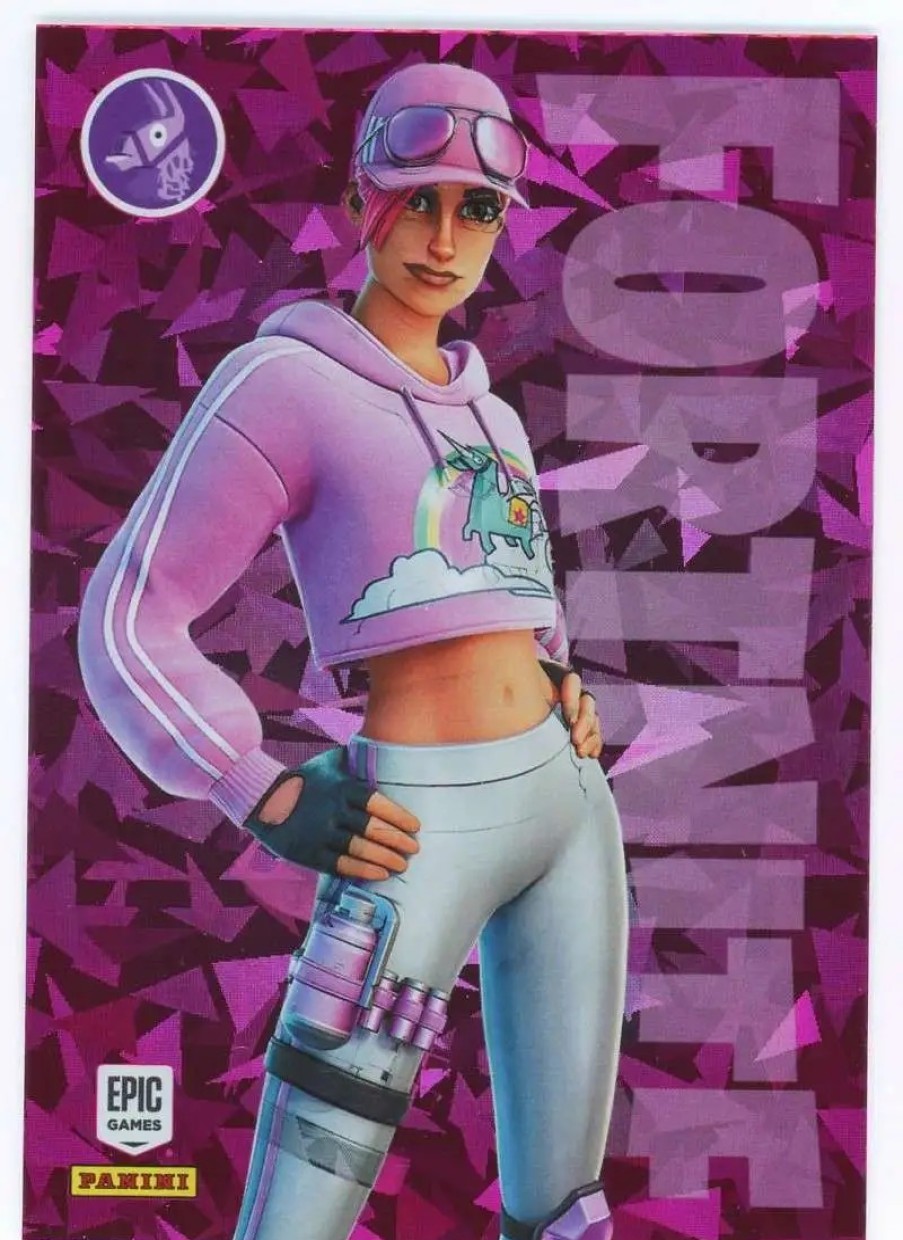 All Brands Panini | Fortnite 2021 Series 3 Cracked Ice Britestorm Bomber #108 [Epic Outfit]