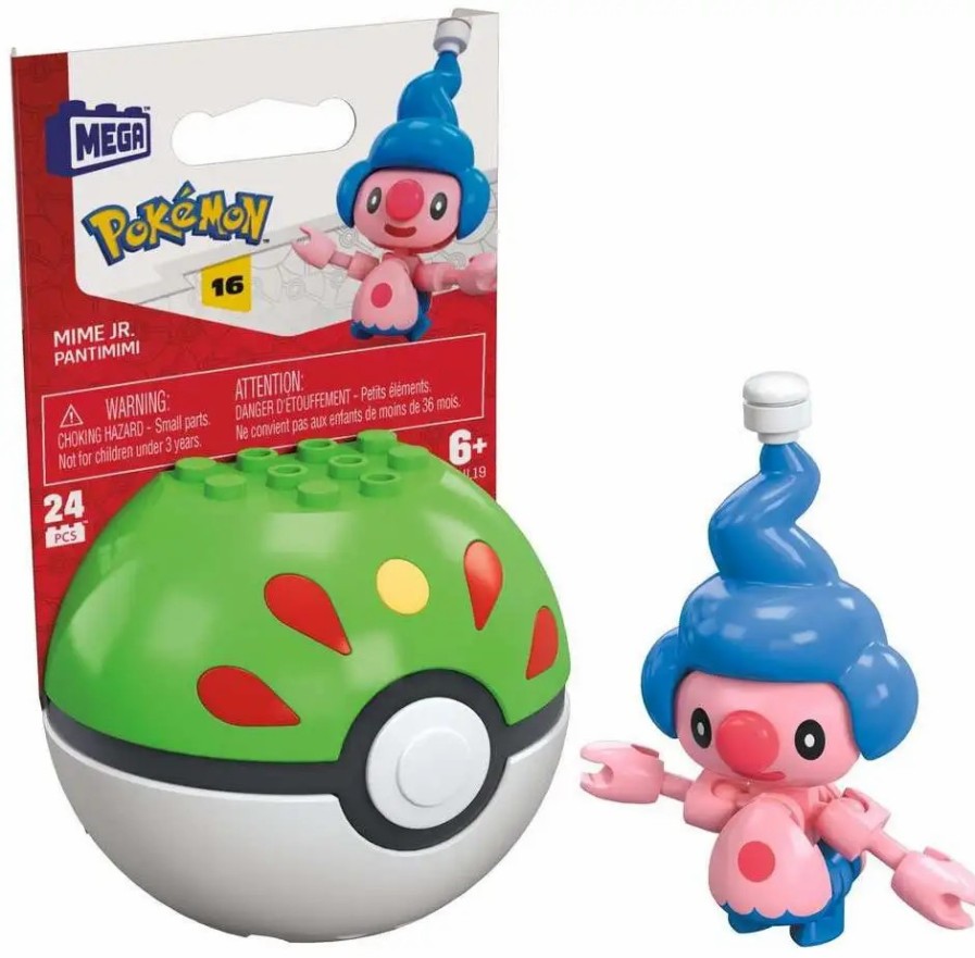 All Brands Mega Construx | Pokemon Series 16 Mime Jr. Set