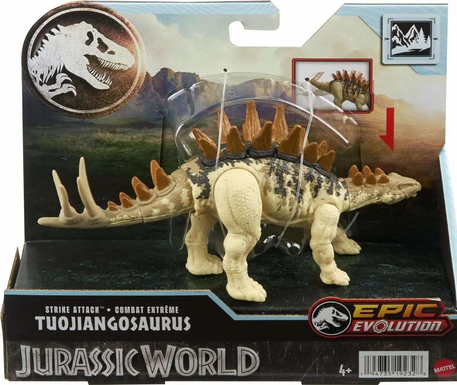 All Brands Mattel | Jurassic World Epic Evolution Strike Attack Tuojiangosaurus Action Figure