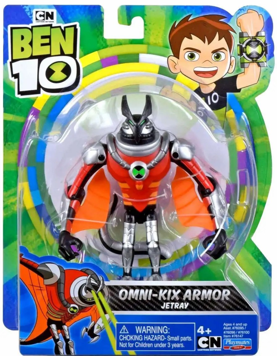 All Brands Playmates | Ben 10 Omni-Kix Armor Jetray Action Figure