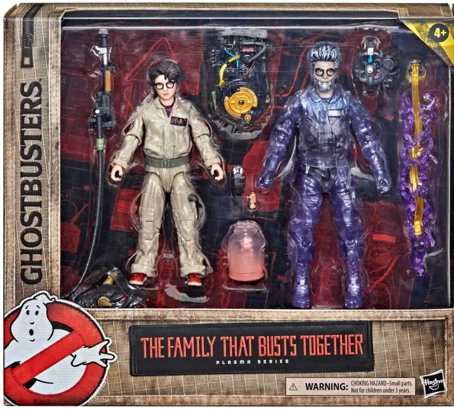 All Brands Hasbro Toys | Ghostbusters Plasma Series The Family That Busts Together Exclusive Action Figure 2-Pack [Phoebe & Egon Spengler]