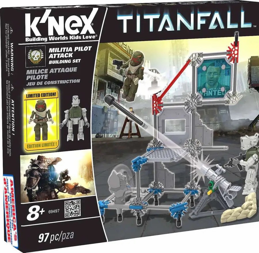 All Brands K'NEX | K'Nex Titanfall Militia Pilot Attack Set #69497