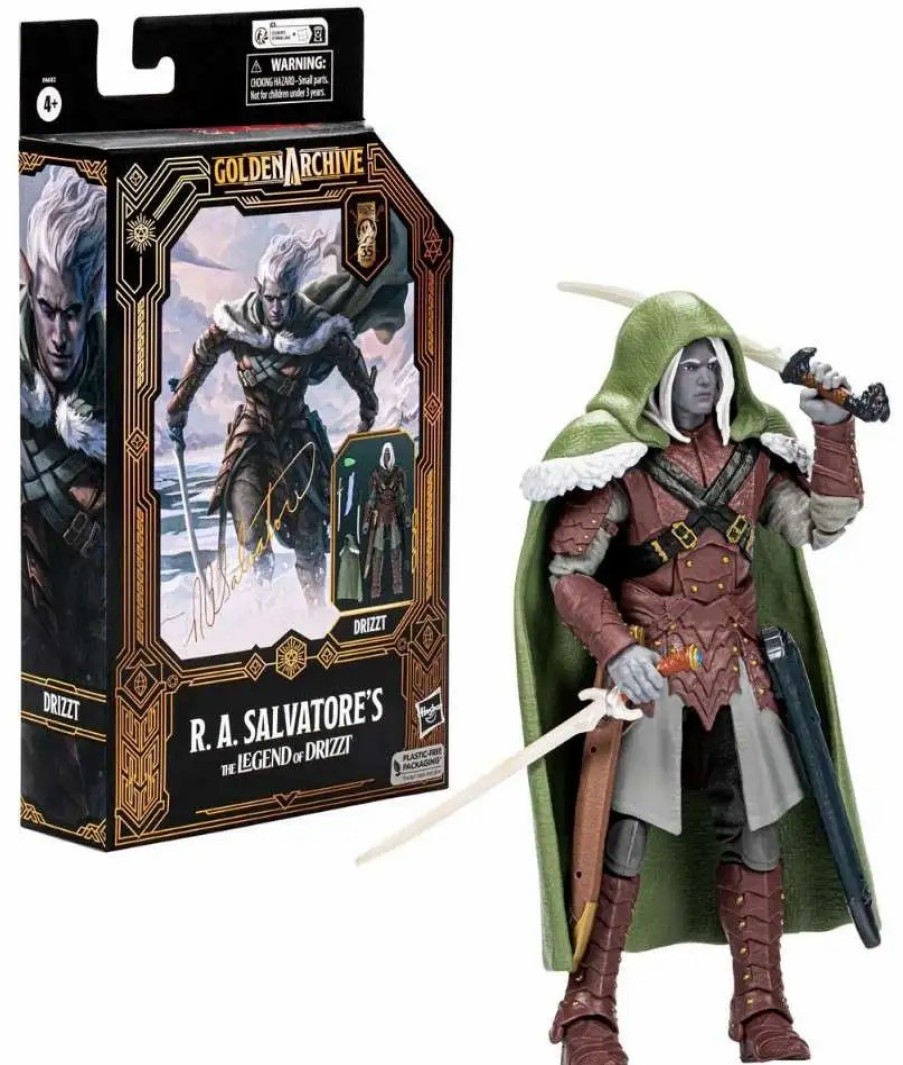 All Brands Hasbro Toys | Dungeons & Dragons R.A. Salvatore'S The Legend Of Drizzt Golden Archive Drizzt Action Figure (Pre-Order Ships February)