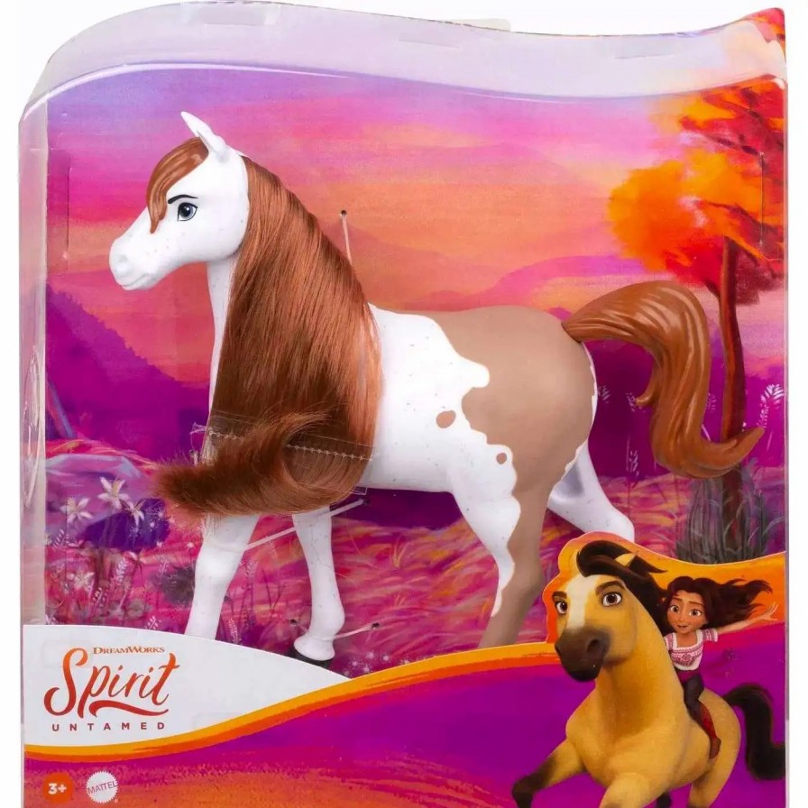 All Brands Mattel | Spirit Untamed Herd Horse With Brown Mane Figure