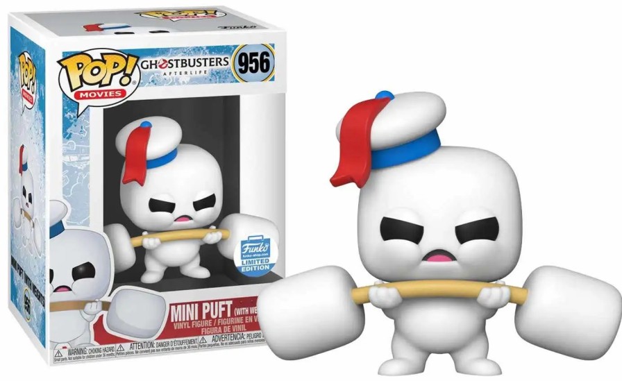 All Brands Funko | Funko Ghostbusters Afterlife Pop! Movies Mini Puft Exclusive Vinyl Figure #956 [With Weights]