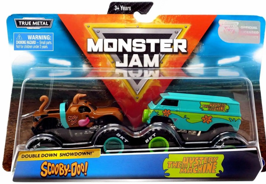 All Brands Spin Master | Monster Jam Scooby Doo Double Down Showdown! Scooby-Doo & The Mystery Machine Diecast Car 2-Pack