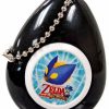 All Brands Bandai America | The Legend Of Zelda Phantom Hourglass Nintendo Ds Black Sound Effect Keychain